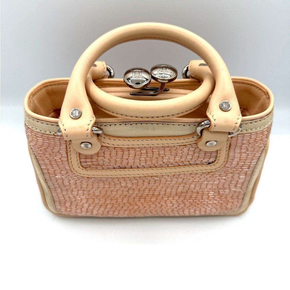 Celine Pink Beaded Micro Boogie Bag - Picture 2 of 16